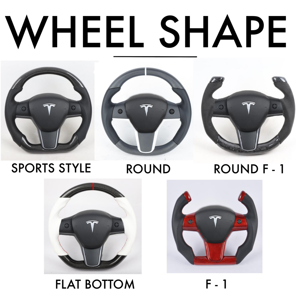 Tesla Model 3 Style Full Custom Steering Wheel